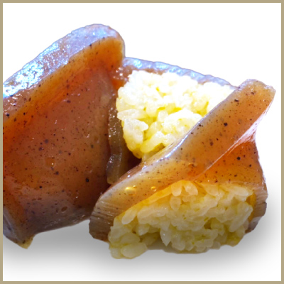 こんにゃくいなり(柚子胡椒)